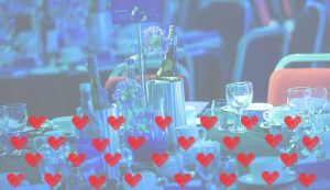awards header table with love hearts