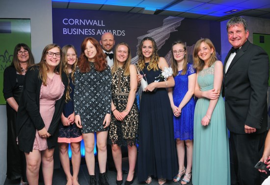 The Teenwork Cornwall team from Treviglas Community College, Newquay